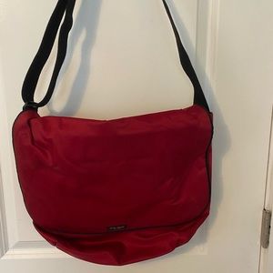 Kate Spade Large Nylon Messenger Bag - vintage Y2K original Kate spade piece